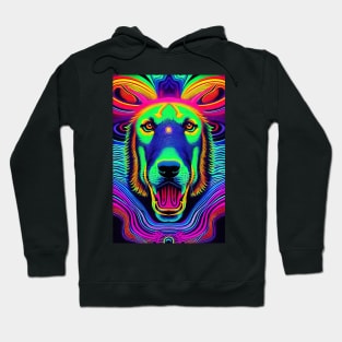 Psychedelic Pop art - DOG Hoodie